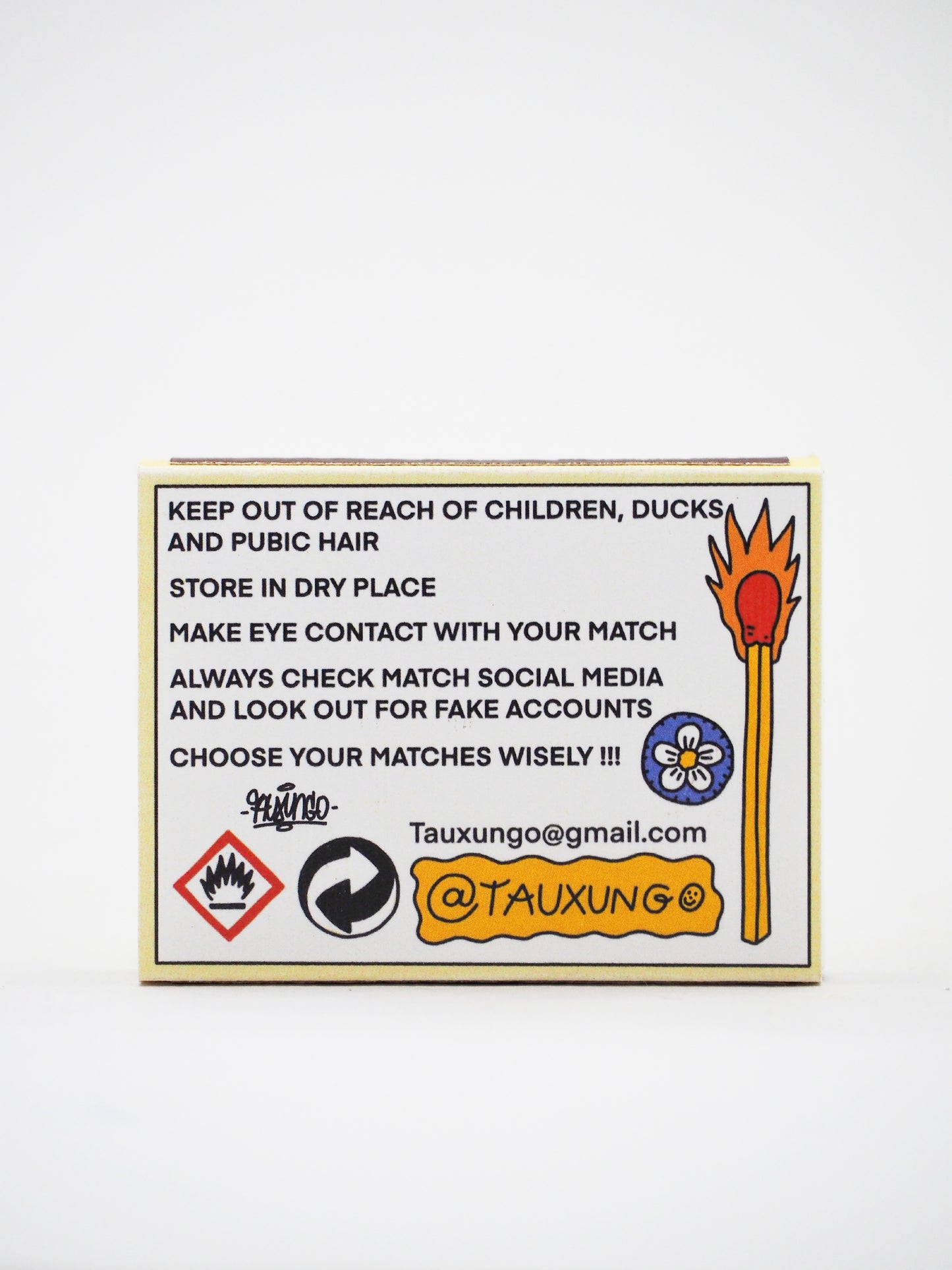 "It's a match" - Caixa de fósforos