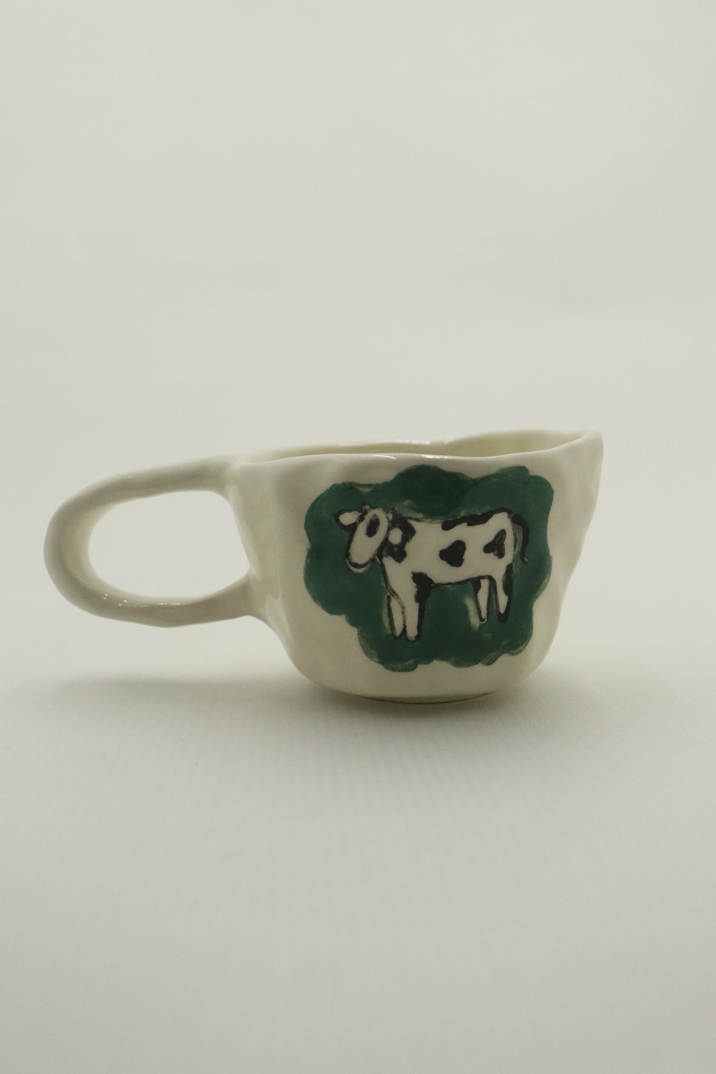 Caneca torta pequena - Vaca