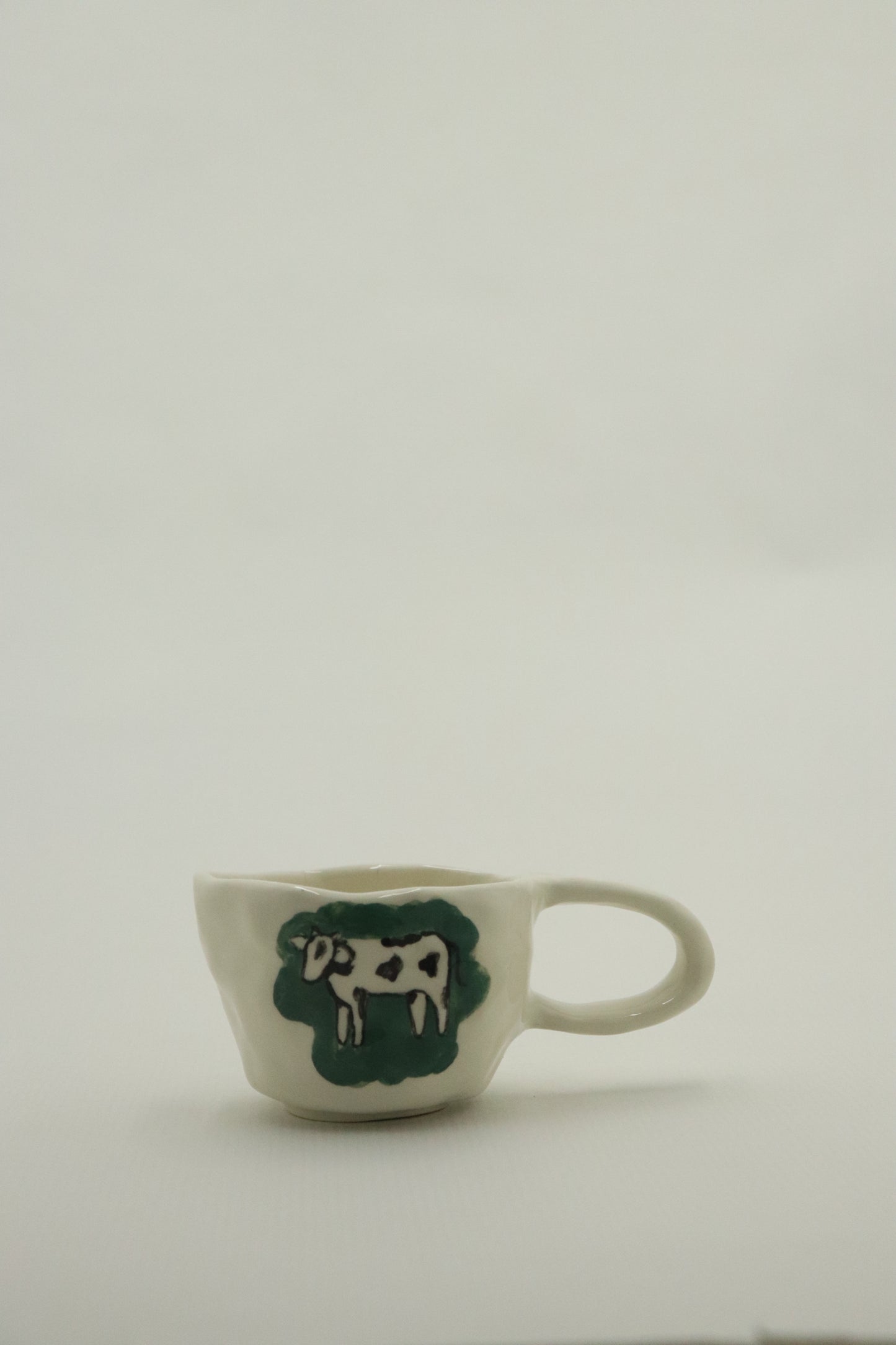 Caneca torta pequena - Vaca