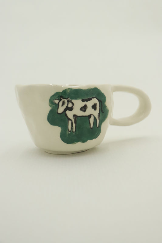 Caneca torta pequena - Vaca